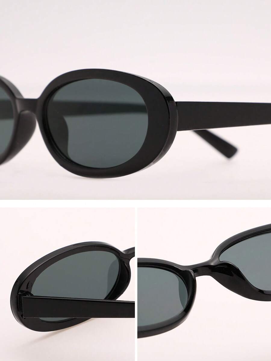 gafas con estampado de leopardo y marcos geométricos multicolor