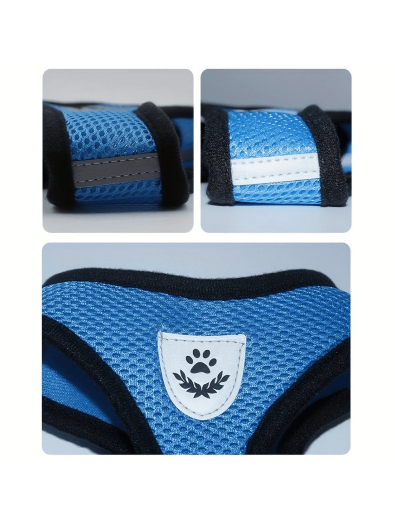 Conjunto de arnés y correa para mascotas (gatos y perros)