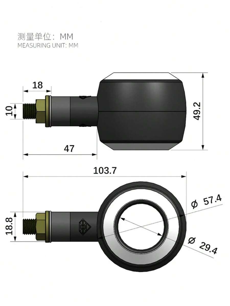 Direccionales LED para motocicleta