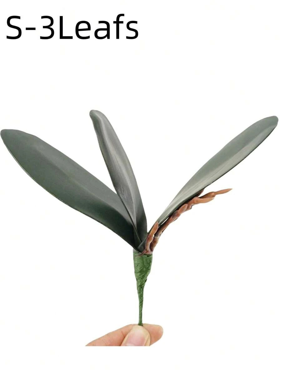 2 Piezas Planta potted con Orquídea simulada de Mariposa