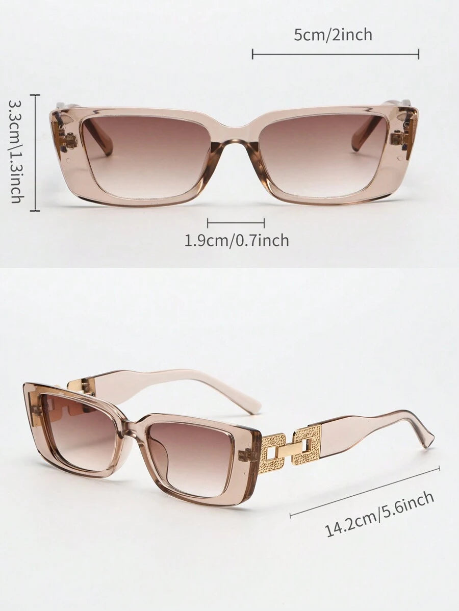 Gafas de sol vintage de marco grueso y grande