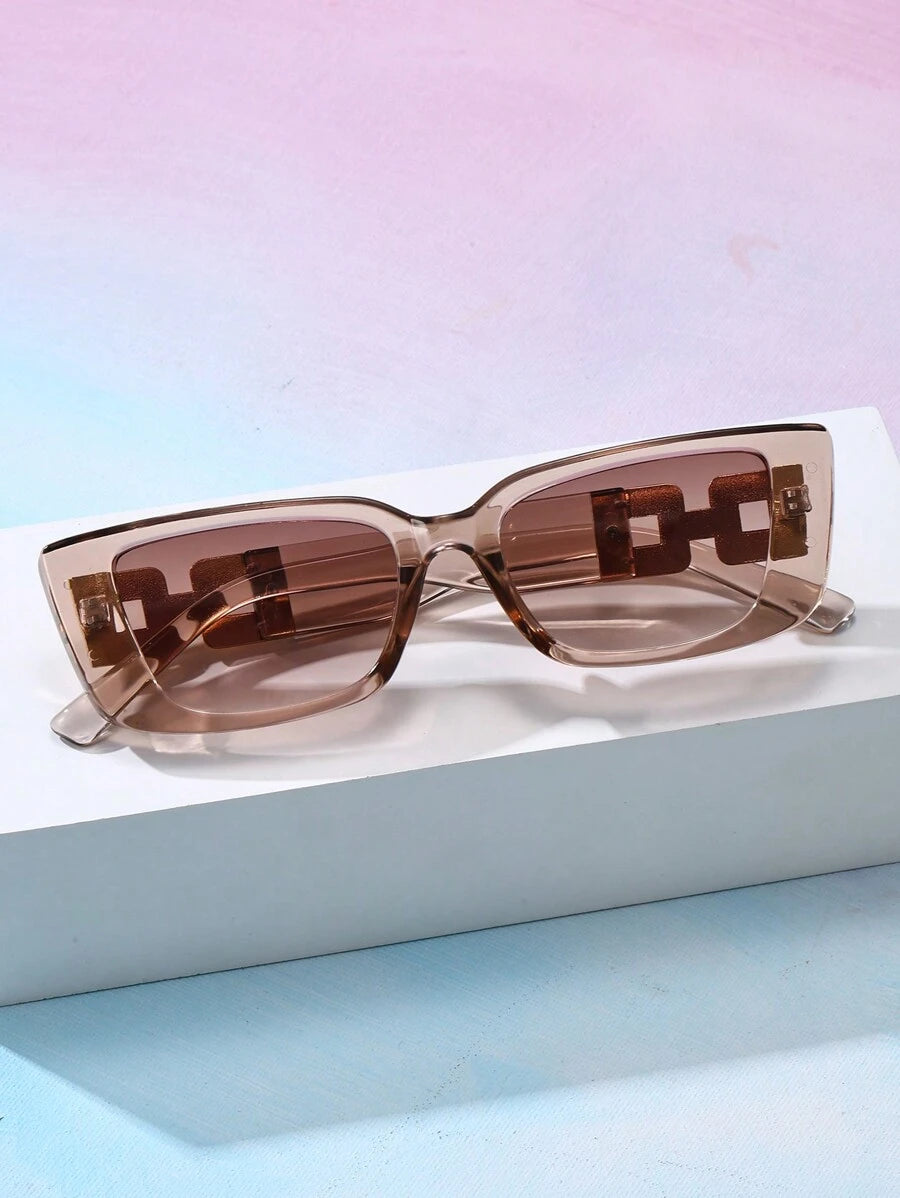 Gafas de sol vintage de marco grueso y grande