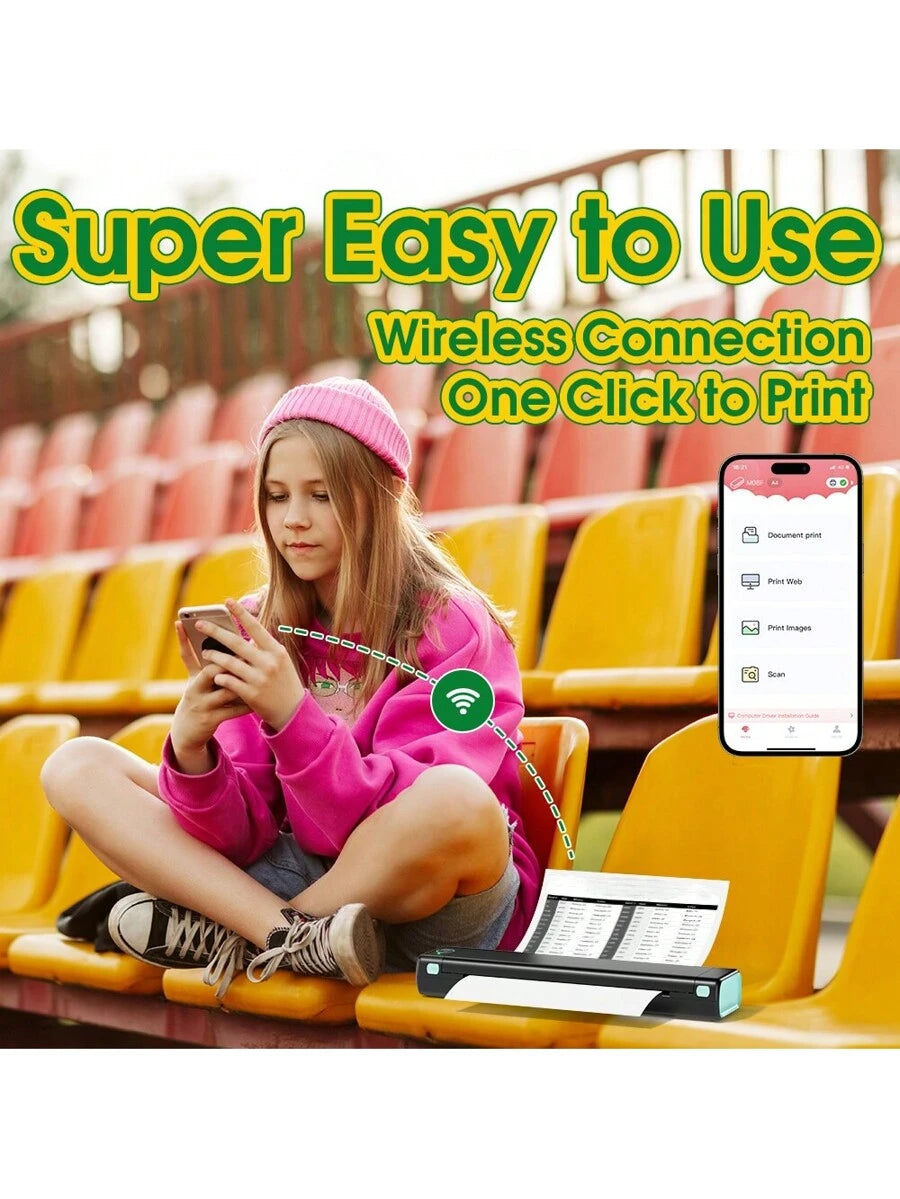Impresora portátil sin cables M08F-A4 de Phomemo