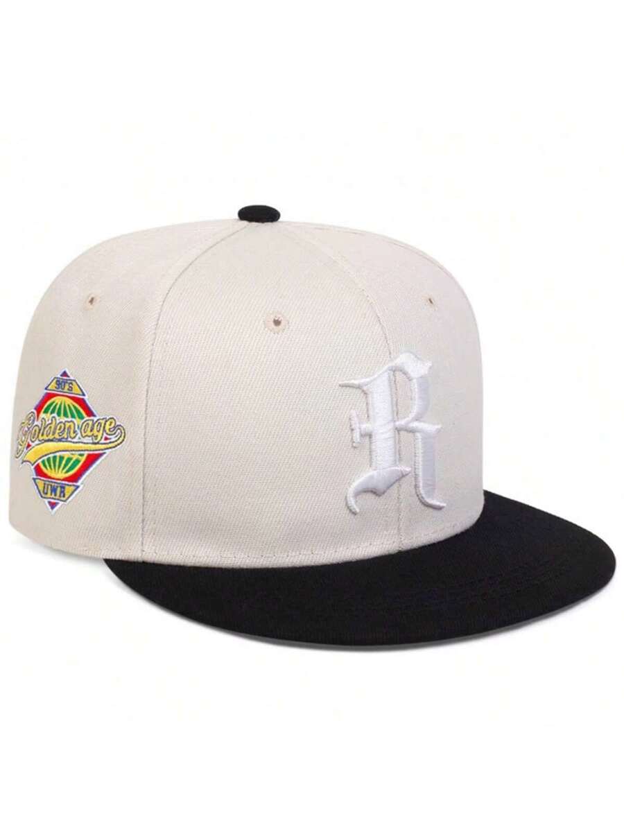 Gorra de béisbol con bordado de letra R