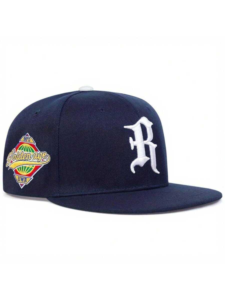 Gorra de béisbol con bordado de letra R