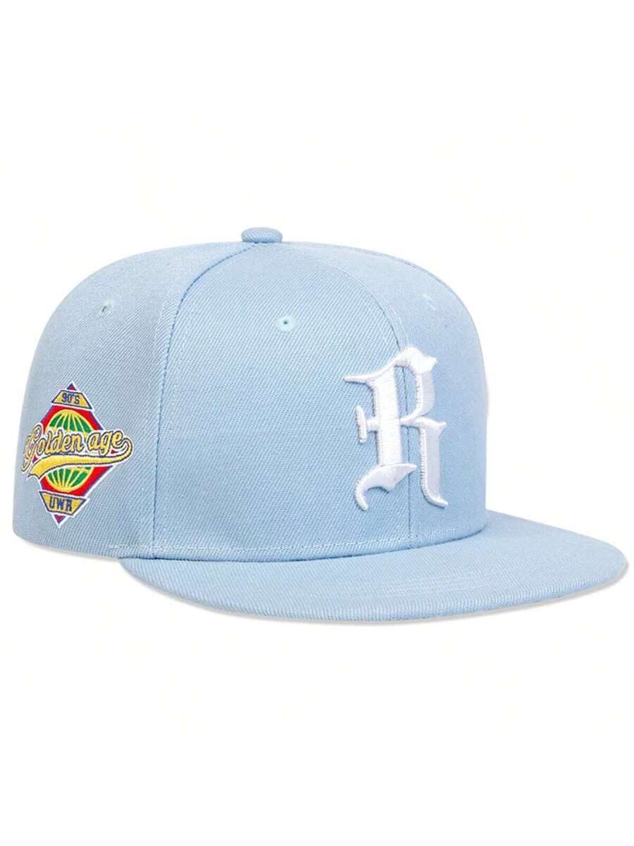 Gorra de béisbol con bordado de letra R
