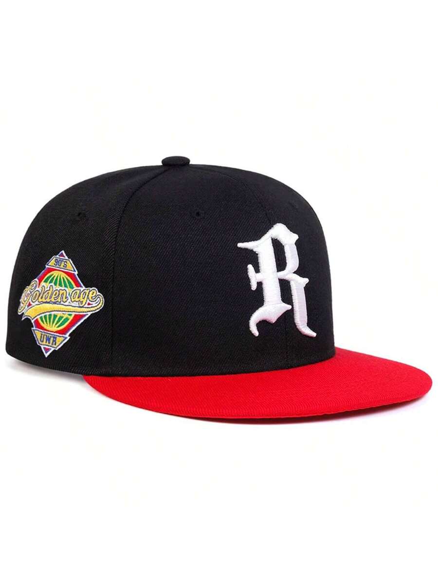 Gorra de béisbol con bordado de letra R