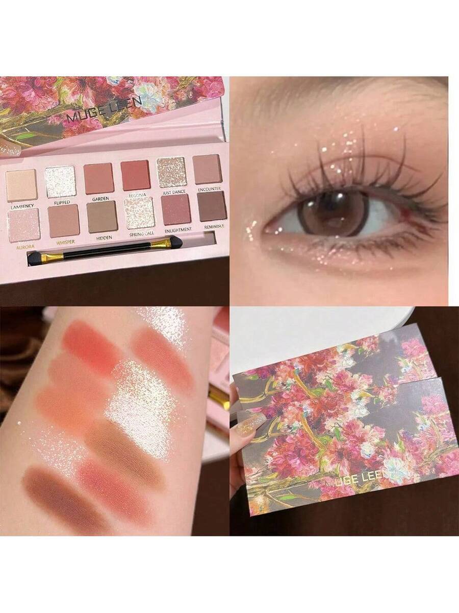 Paleta de sombras de ojos de maquillaje de 78 colores