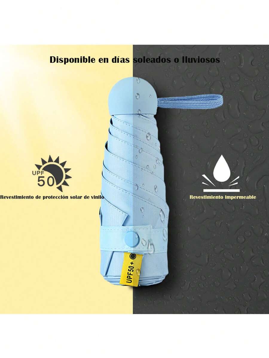 1 pieza Paraguas unicolor