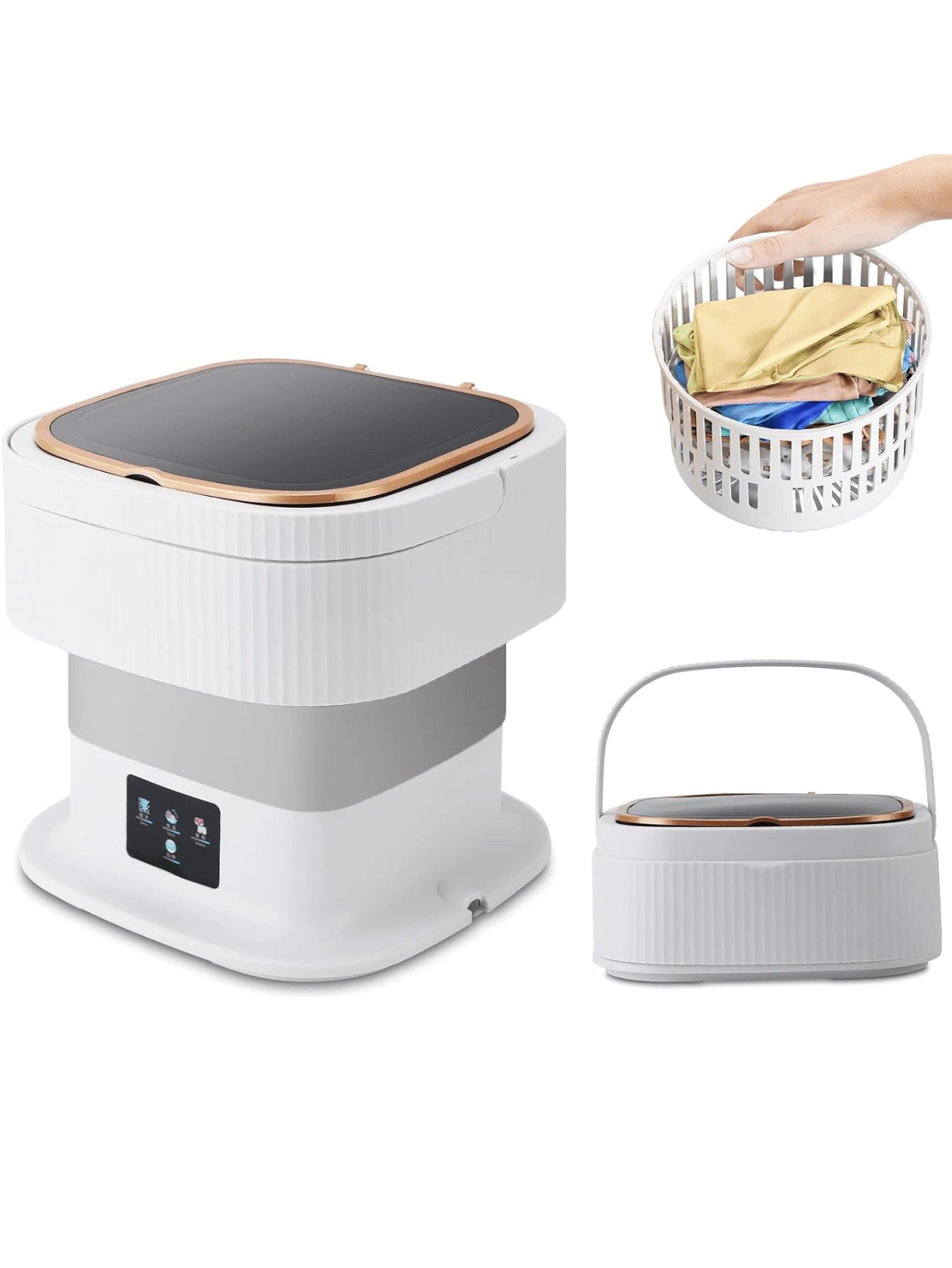 Mini Lavadora portatil/Secaodra/Plegable/
