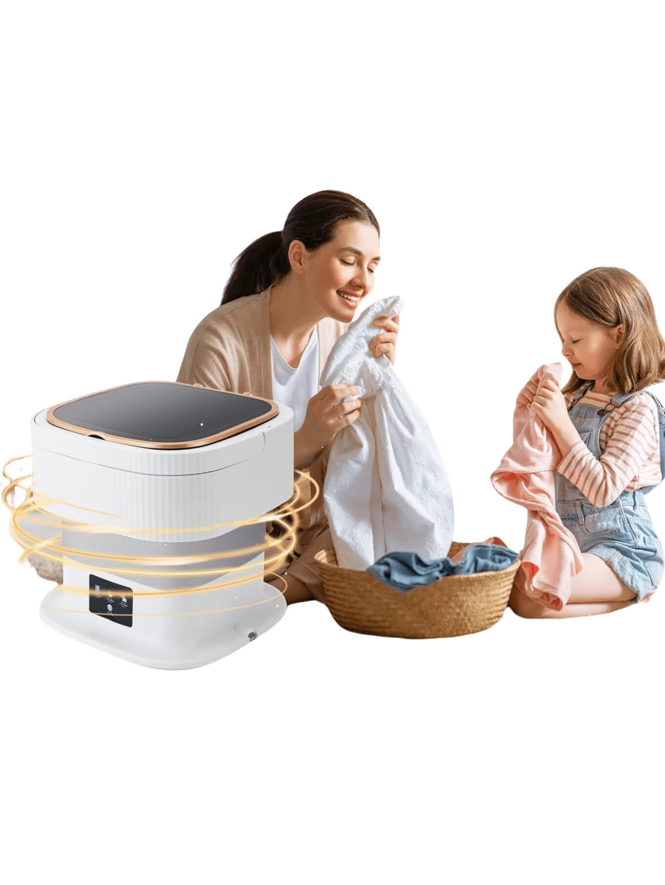 Mini Lavadora portatil/Secaodra/Plegable/