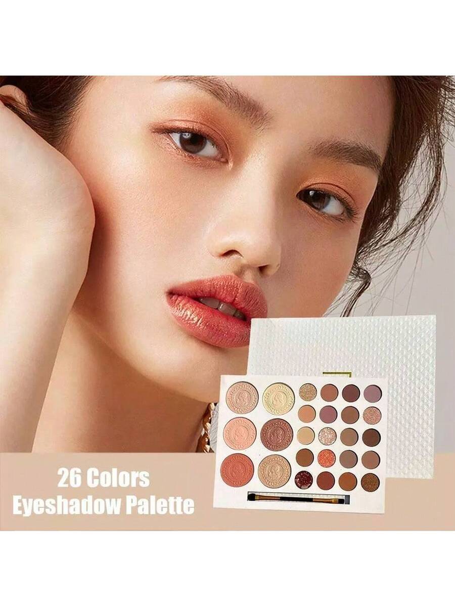 Paleta de sombras de ojos de 26 colores