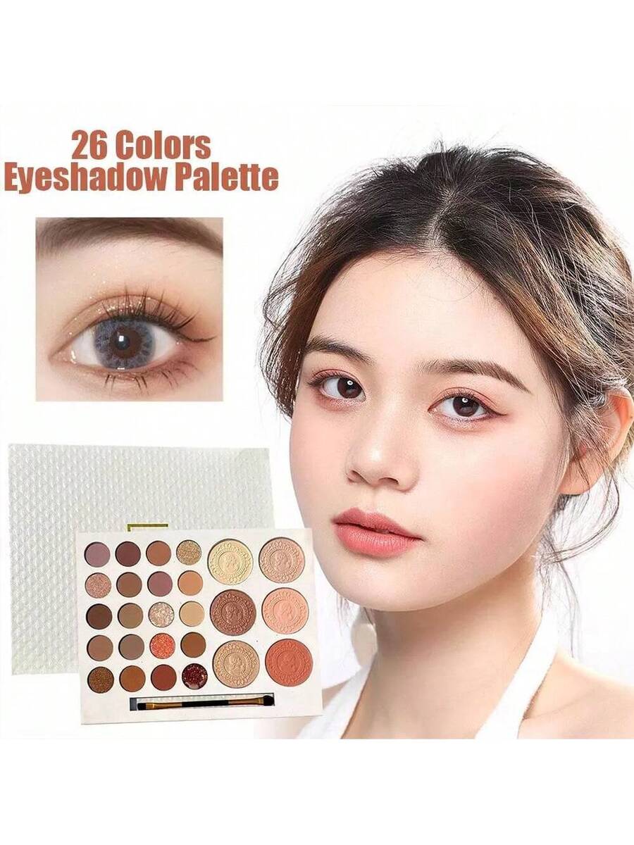 Paleta de sombras de ojos de 26 colores