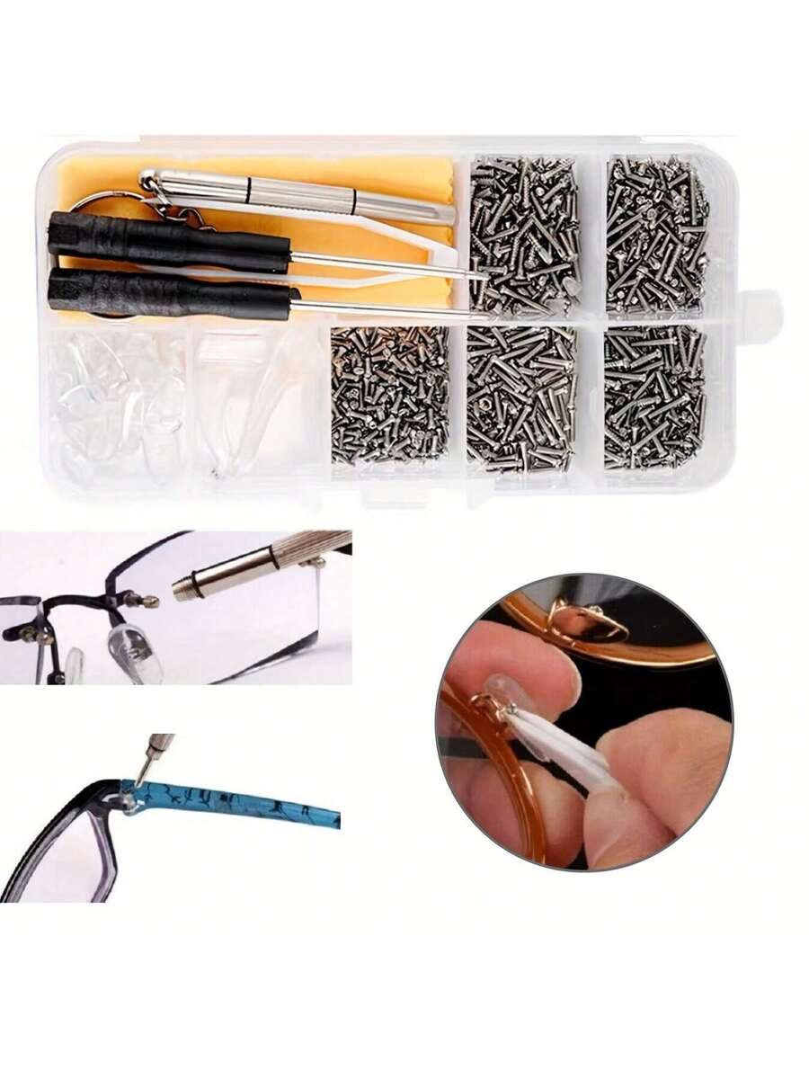 Kit de reparación de gafas de 80-500 piezas
