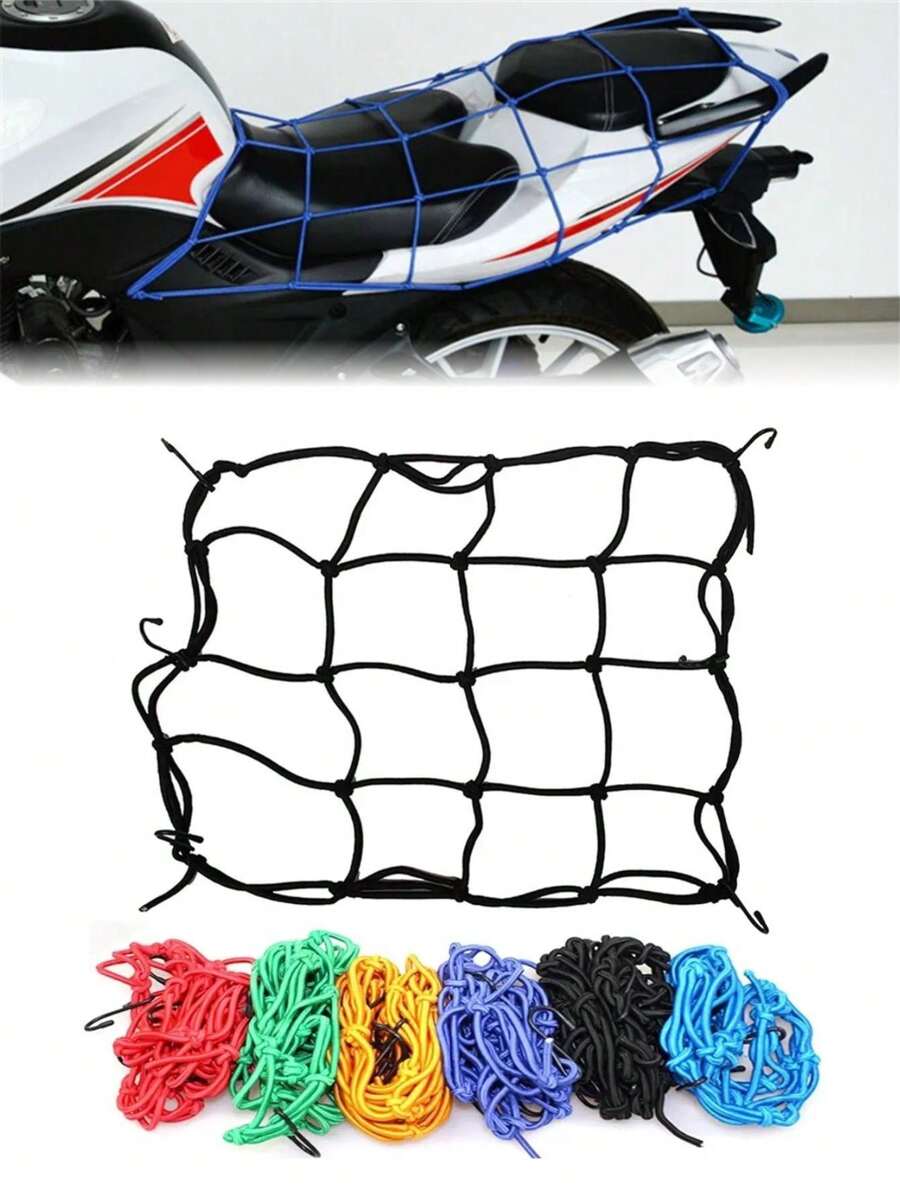 Malla portaequipaje red de 40X40CM para motocicleta