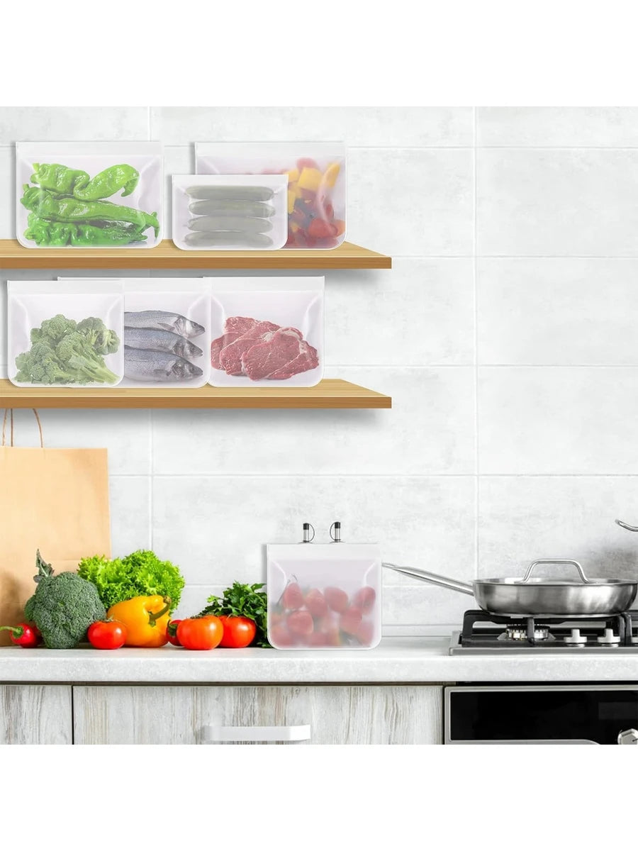 Bolsas Reutilizables para Alimentos Paquete de 20 Bolsa