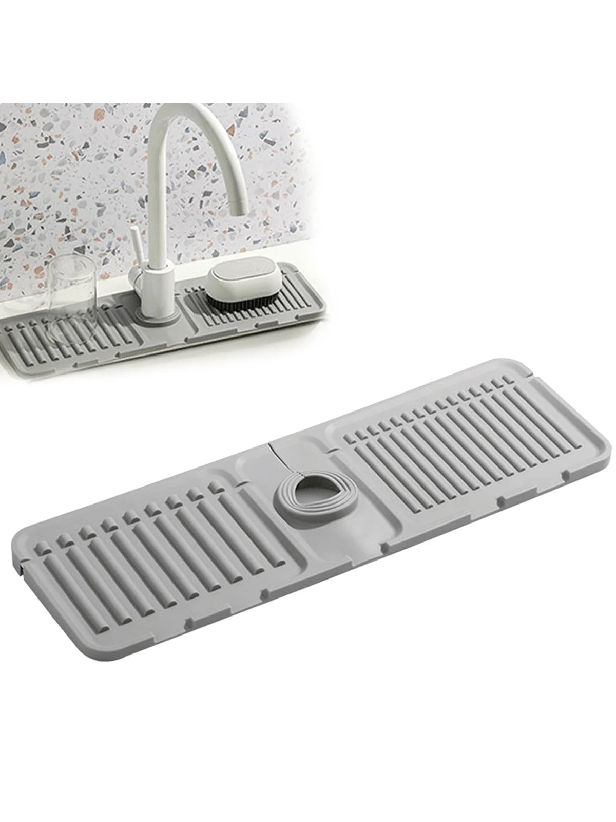 2x1 Alfombrilla de Silicona Absorbente