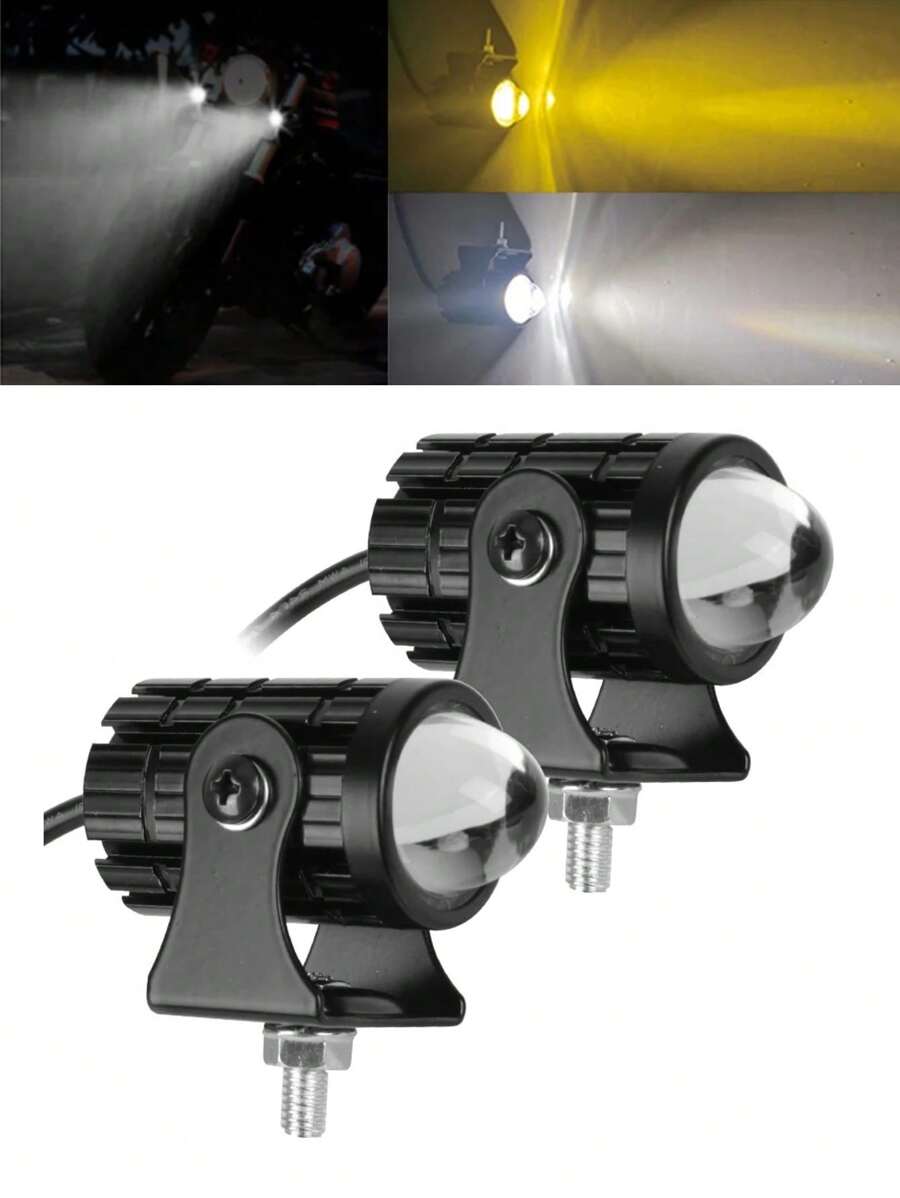 Faros de LED auxiliares para coche, moto, scooter