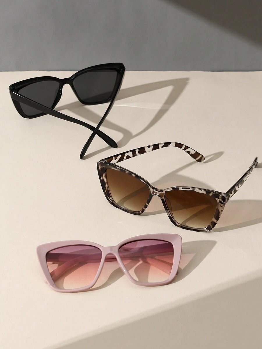 gafas de mujer con montura en forma de ojo de gato