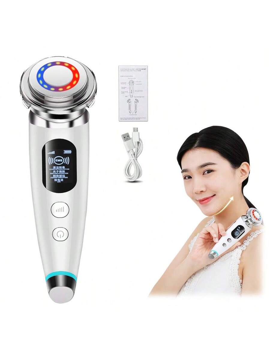 Masajeador facial de microcorriente