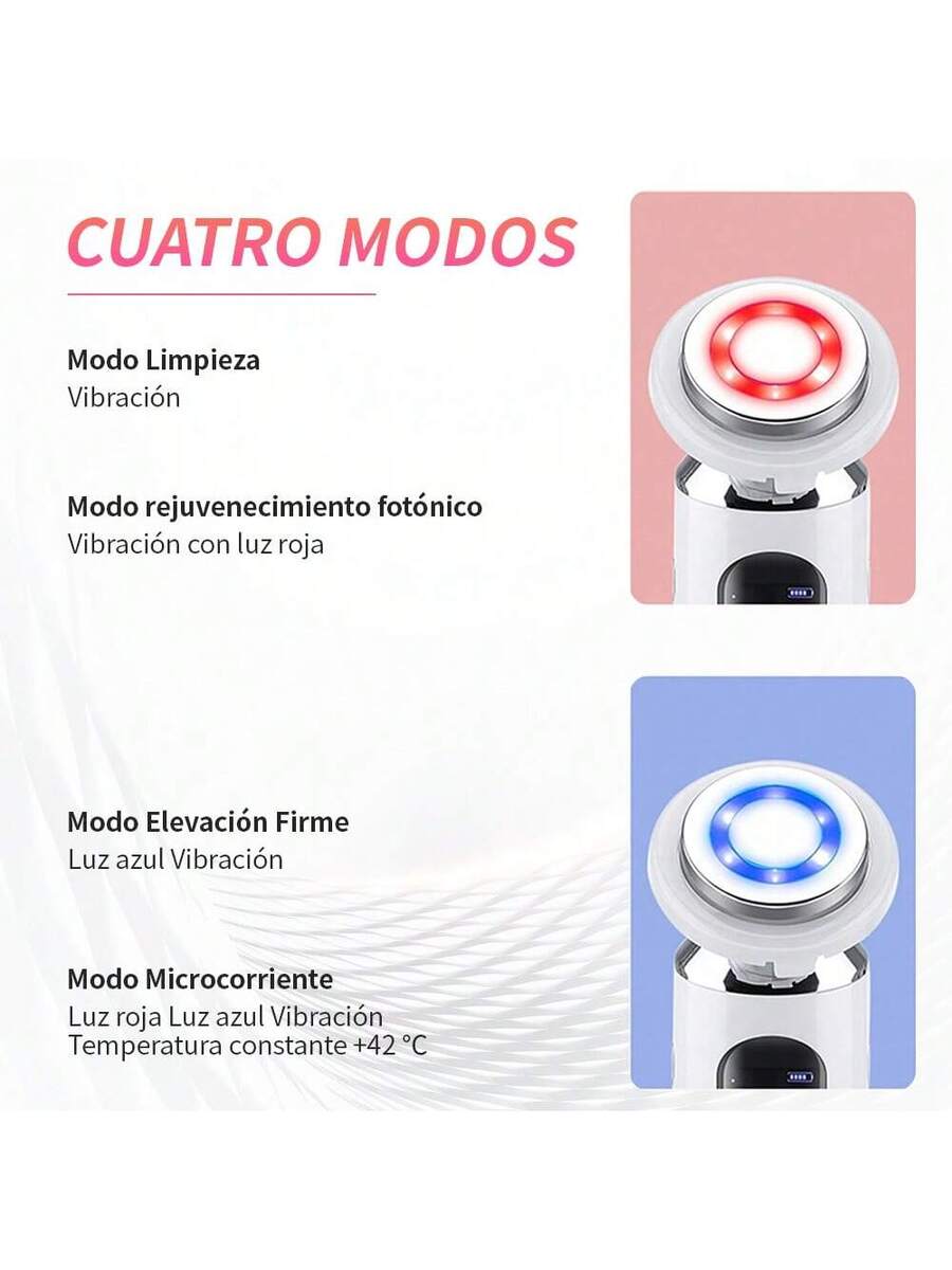 Masajeador facial de microcorriente