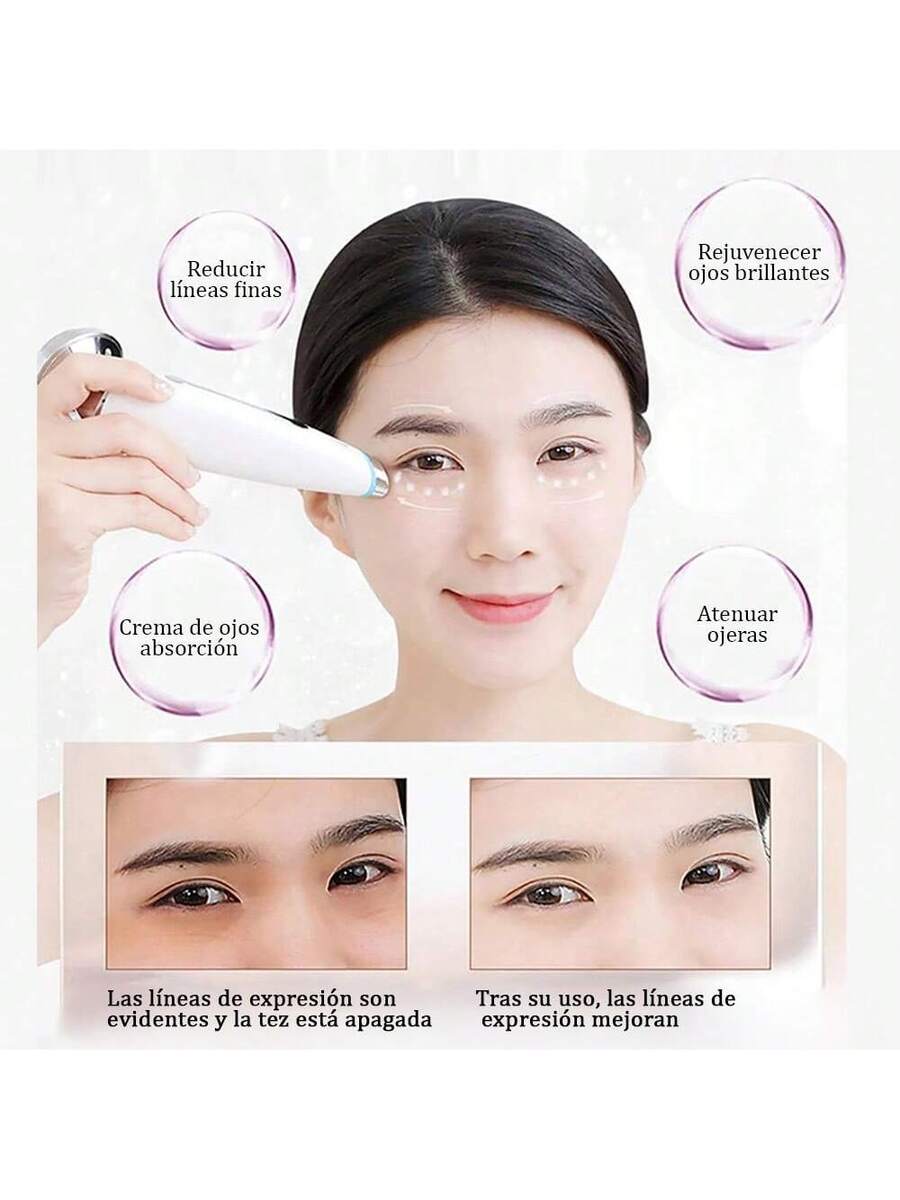 Masajeador facial de microcorriente