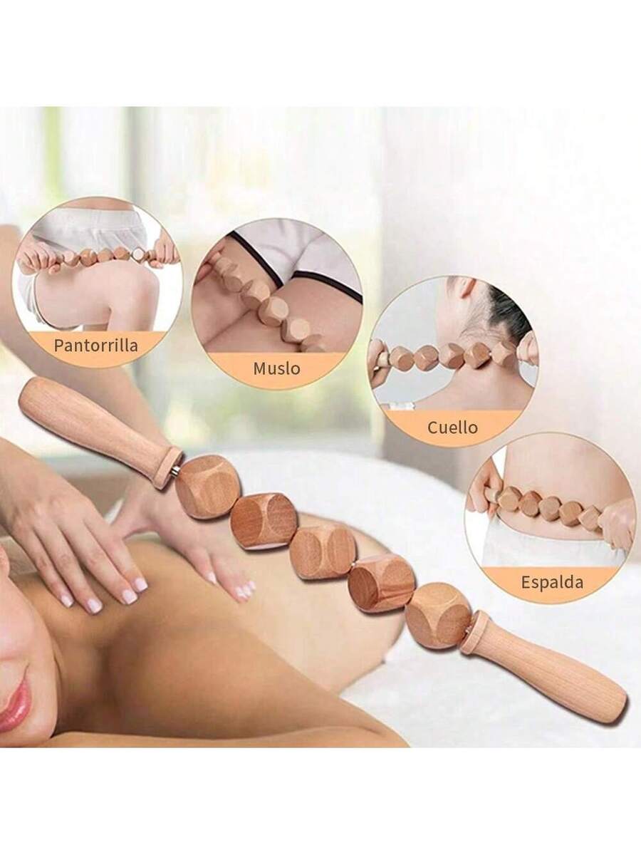 6 En 1Herramientas De Madera De Terapia Masaje