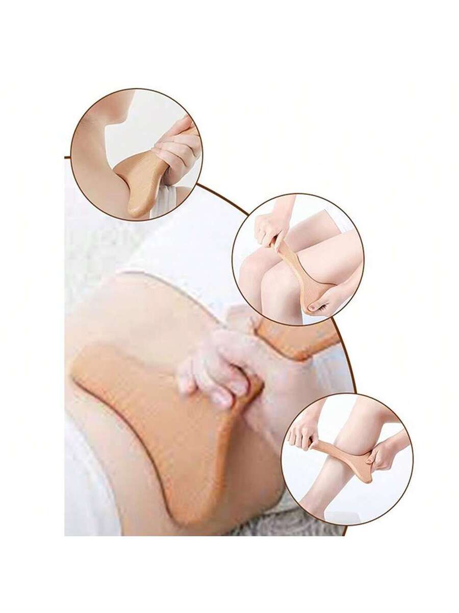 6 En 1Herramientas De Madera De Terapia Masaje