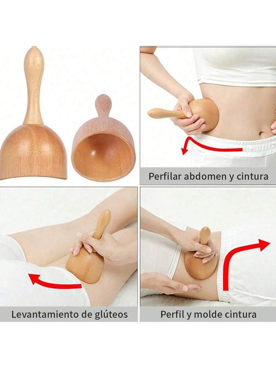 6 En 1Herramientas De Madera De Terapia Masaje