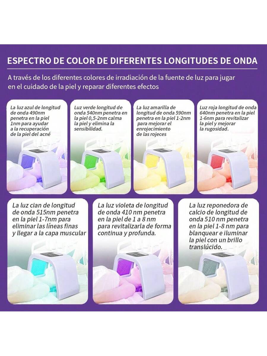 Espectrómetro de luz de color LED