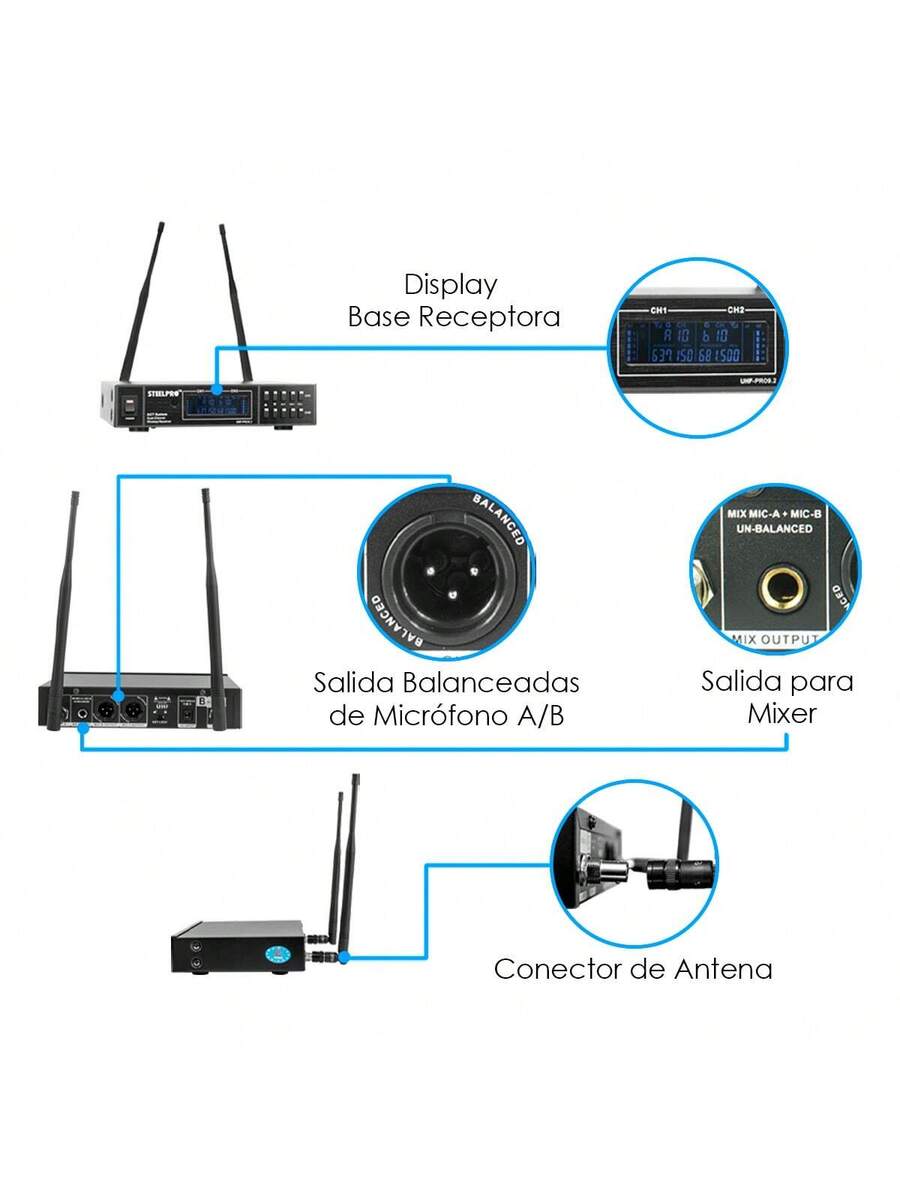 Microfono Uhf Profesional