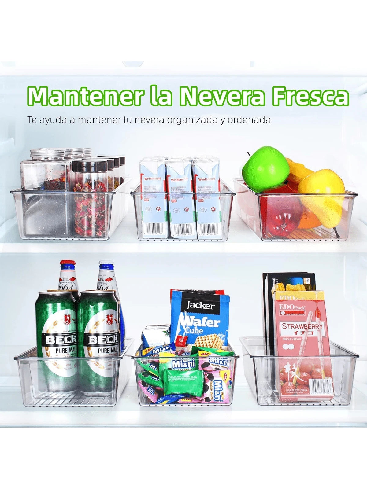 Organizador de Cocina de plástico con divisores