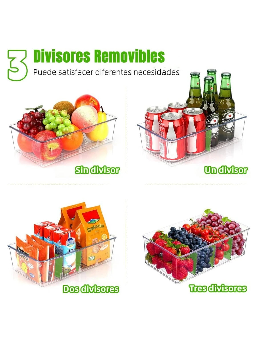 Organizador de Cocina de plástico con divisores