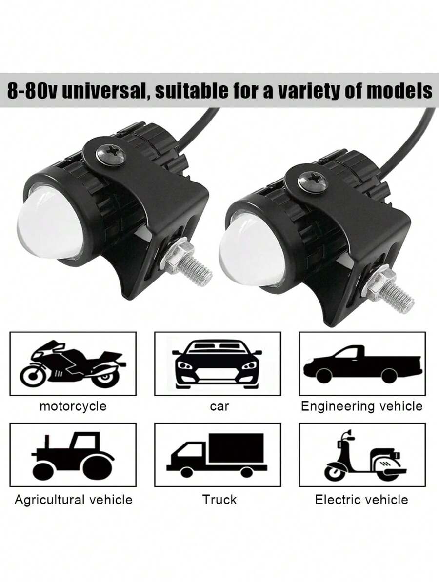 Faros de LED auxiliares para coche, moto, scooter