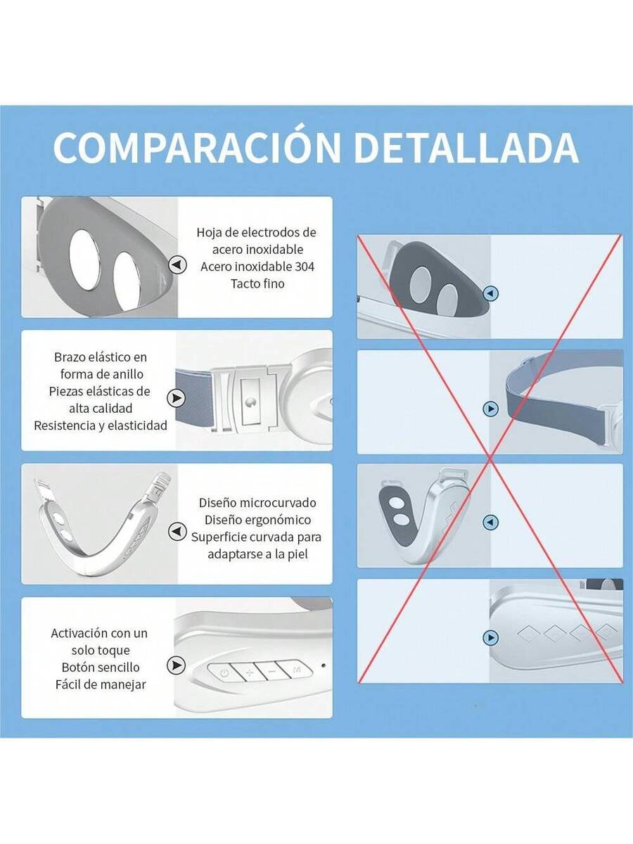 Masajeador facial eléctrico