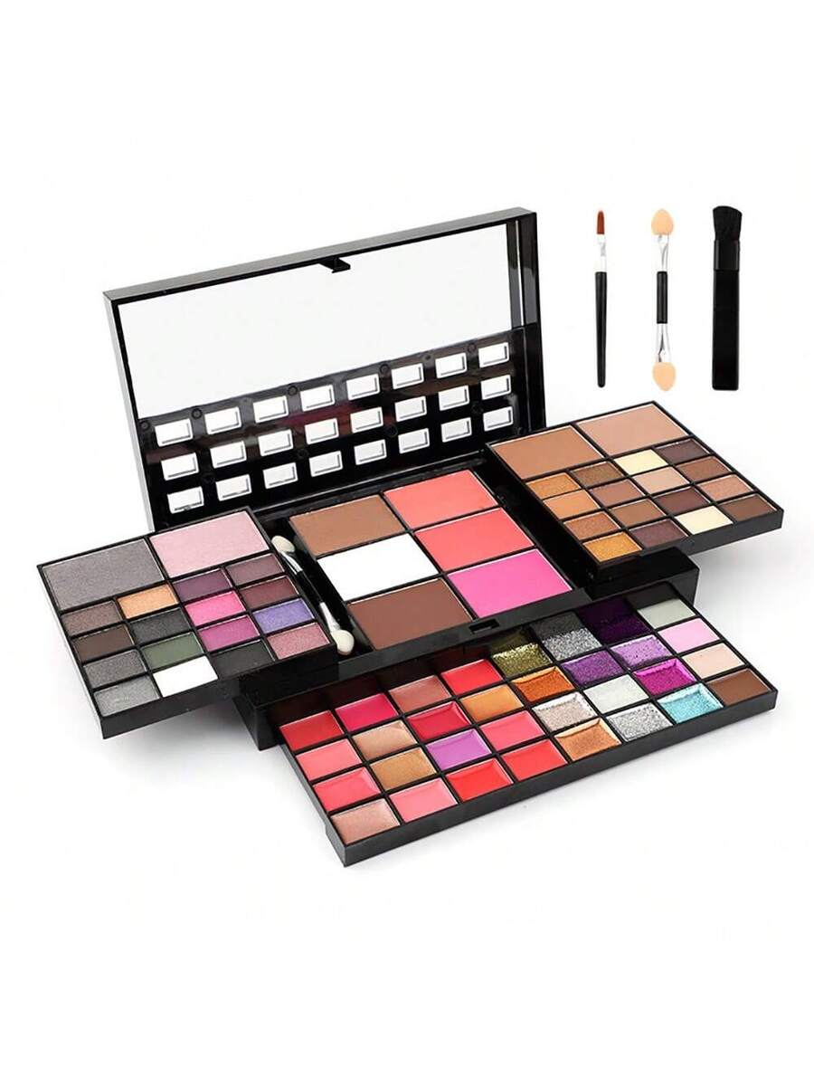 Paleta de sombras de ojos de 74 colores