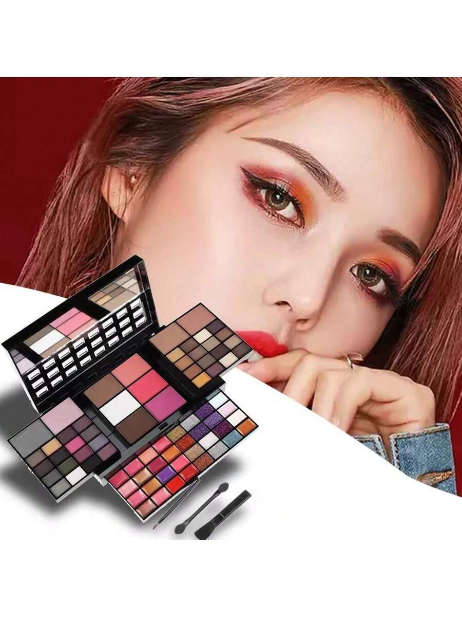 Paleta de sombras de ojos de 74 colores