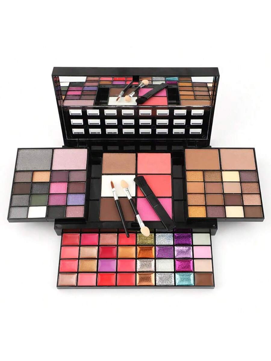 Paleta de sombras de ojos de 74 colores
