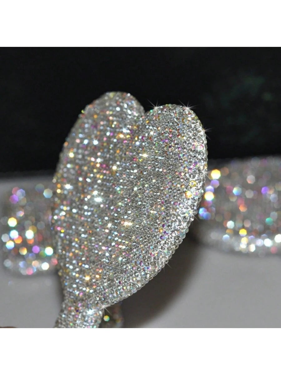 Espejo de maquillaje en forma de corazón