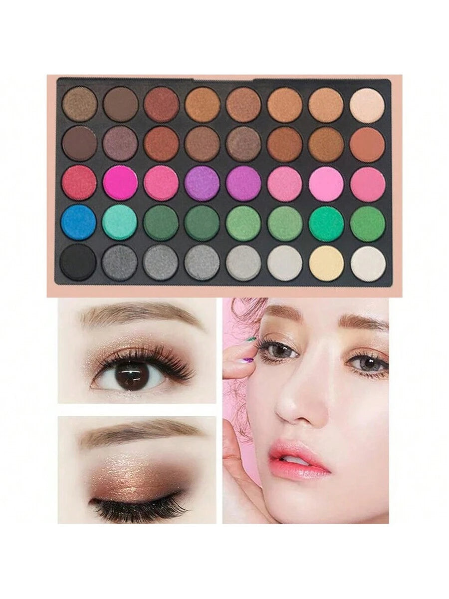 Paleta de sombras de ojos de 120 colores