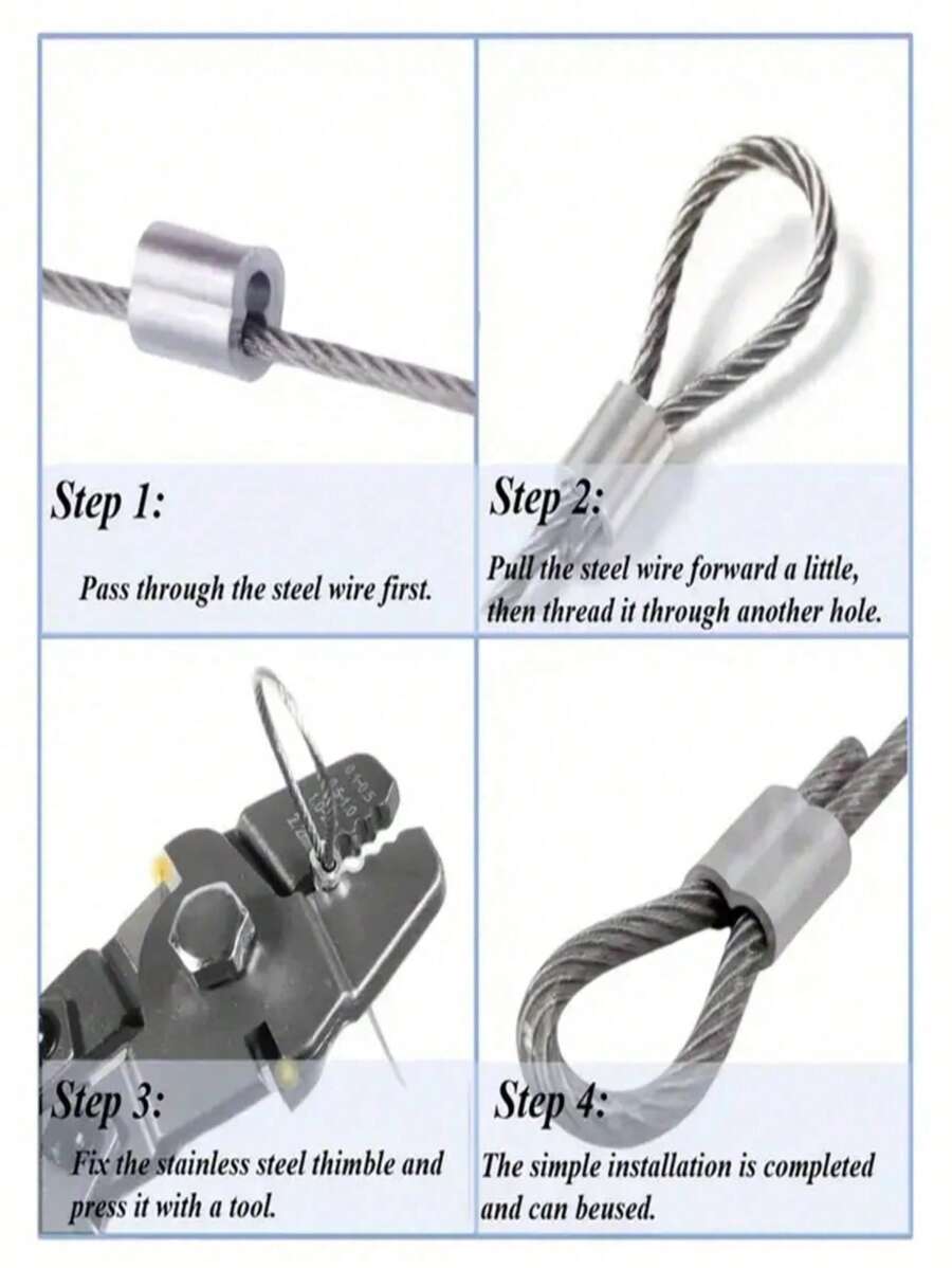 Cable de acero para tender ropa al aire libre