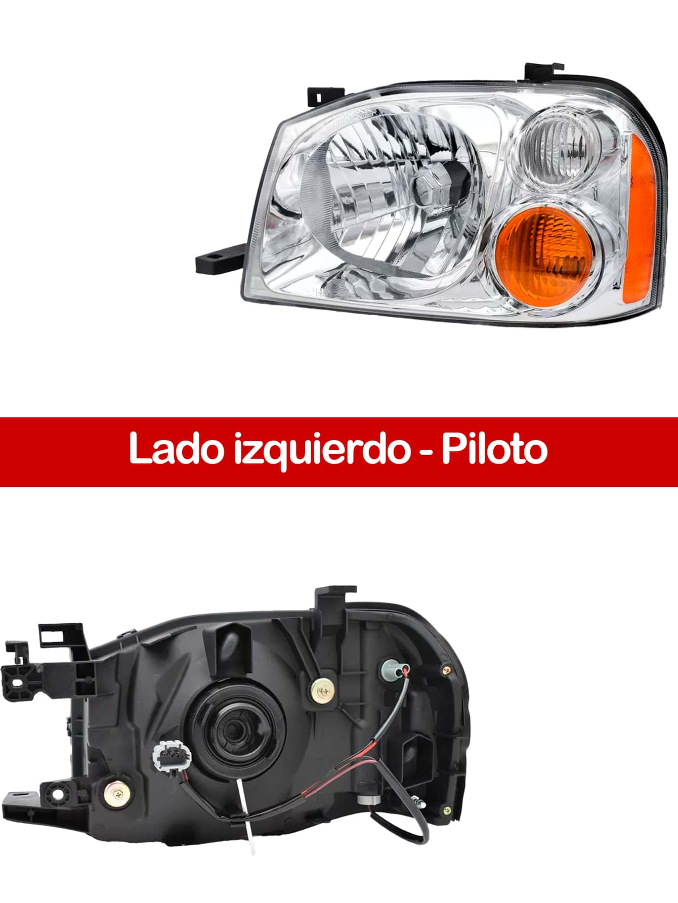 Par Faros Delanteros Nissan Frontier Np300 D22 NS-09210 NS-09211 2008 2009 2010 2011 2012 2013 2014 2015