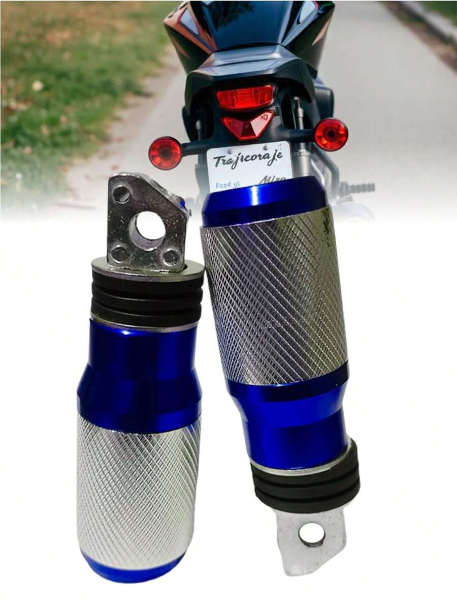 Pedales traseros de pasajero universales para motocicleta