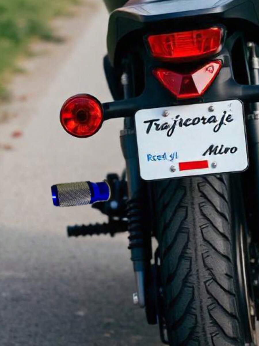 Pedales traseros de pasajero universales para motocicleta
