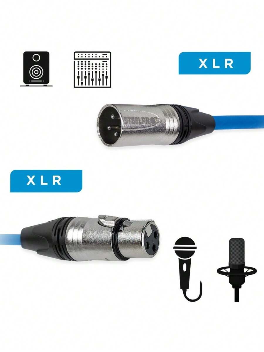 Cable Xlr 6m Balanceado Profesional