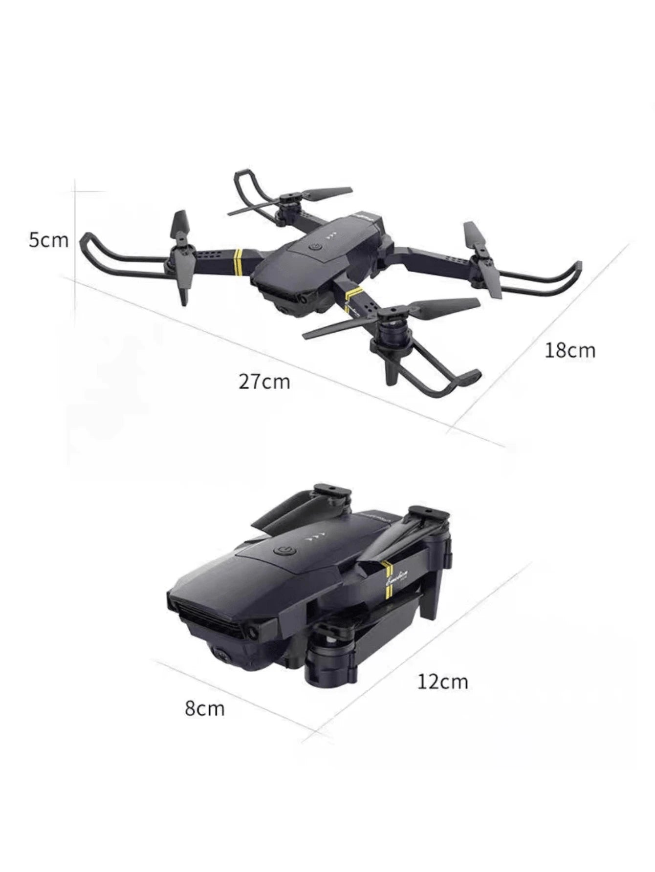 Mini Dron Control Remoto Cámara Video 4K