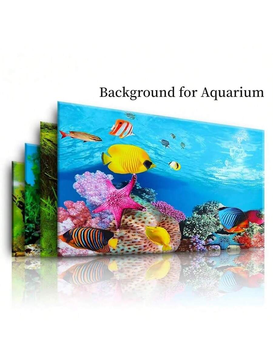 Fondo de acuario de alta definición con imagen 3D tridimensional