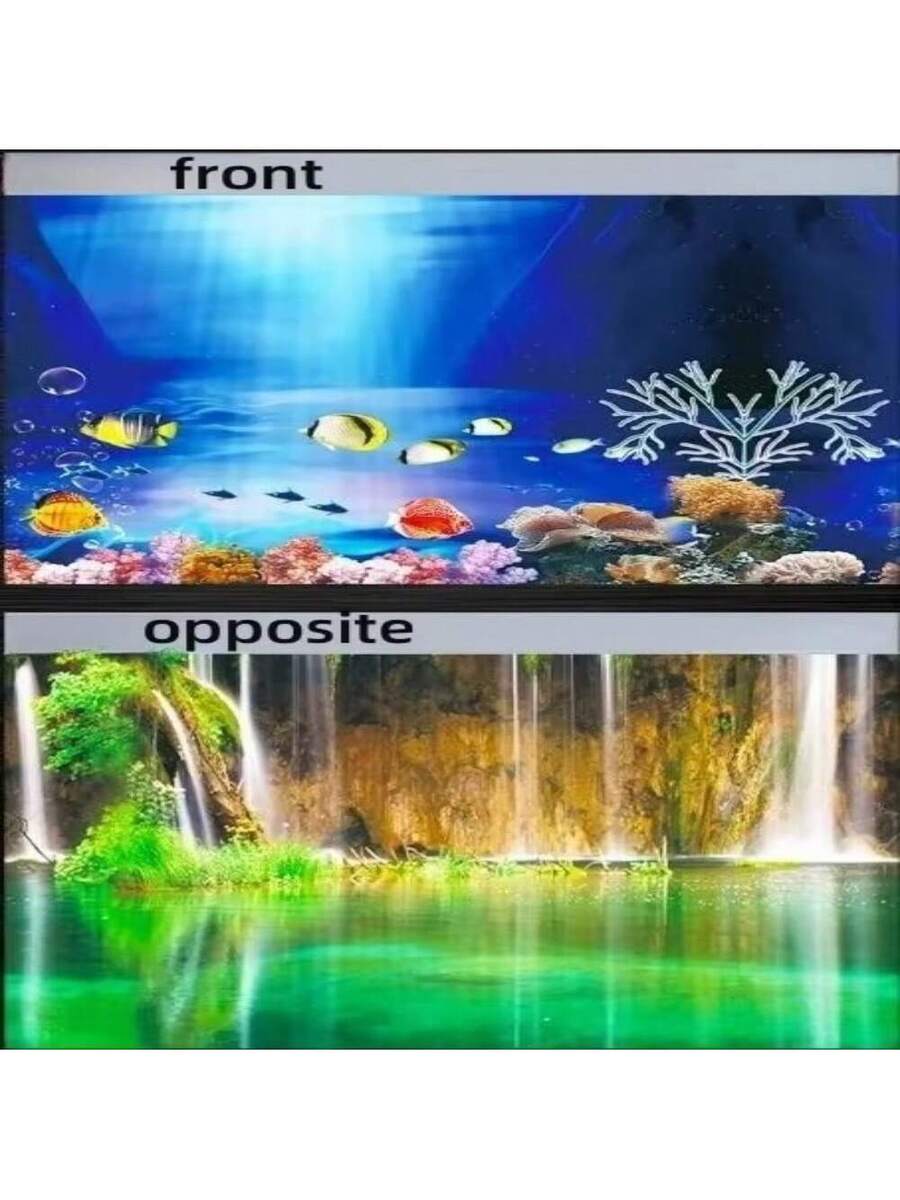 Fondo de acuario de alta definición con imagen 3D tridimensional