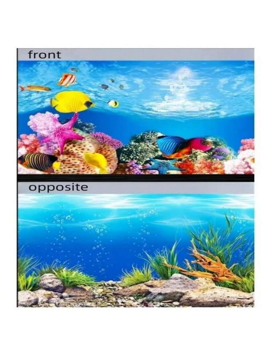 Fondo de acuario de alta definición con imagen 3D tridimensional