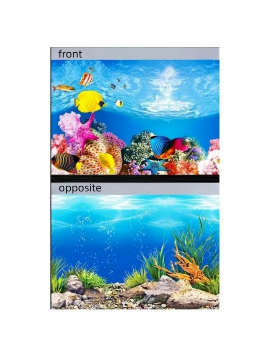 Fondo de acuario de alta definición con imagen 3D tridimensional